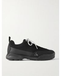 ROA - Cingino Rubber-trimmed Microfibre Hiking Sneakers - Lyst