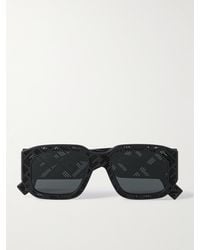 Fendi - Shadow Sonnenbrille mit eckigem Rahmen aus Azetat - Lyst
