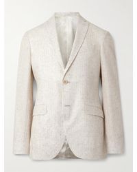 Etro - Cotton-Jacquard Suit Jacket - Lyst