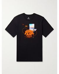 Nike - Sportswear T-Shirt aus Baumwoll-Jersey mit Print - Lyst