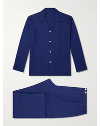 Anderson & Sheppard - Linen Pyjama Set - Lyst