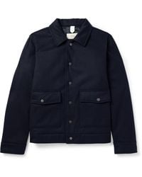 Altea - Victor Virgin Wool-Blend Felt Jacket - Lyst