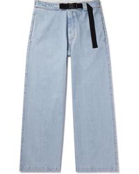 Moncler Genius - Jwa Wide-leg Belted Denim Jeans - Lyst
