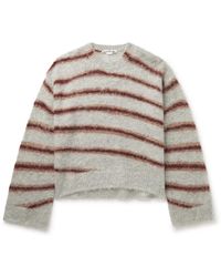 Acne Studios - Kwatta Striped Brushed-knit Sweater - Lyst