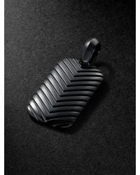 David Yurman - Chevron Titanium Pendant - Lyst
