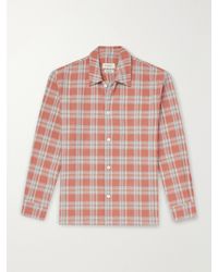 Second Layer - Checked Cotton-flannel Shirt - Lyst