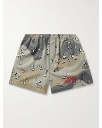 GALLERY DEPT. - Gerade geschnittene Shorts aus Baumwoll-Ripstop mit Print - Lyst