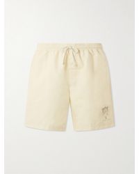 Brunello Cucinelli - Straight-Leg Mid-Length Swim Shorts - Lyst