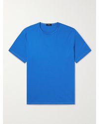 Theory - Precise Cotton-jersey T-shirt - Lyst