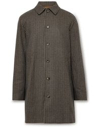A.P.C. - Mac Paul Houndstooth Wool-Blend Coat - Lyst