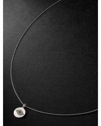 Ileana Makri - Golden Eye Mini White Gold Multi-stone Pendant Necklace - Lyst