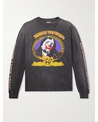 SAINT Mxxxxxx - Born X Raised Clown Distressed Printed Cotton-Jersey T-Shirt - Lyst