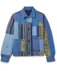 Kardo - Bodhi Khadi Embroidered Patchwork Upcycled Cotton Jacket - Lyst