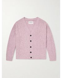 MANAAKI - Keanu Cable-Knit Merino Wool-Blend Cardigan - Lyst
