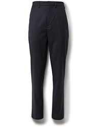 Dunhill - Slim-fit Pinstriped Wool Suit Trousers - Lyst