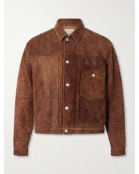 Visvim - 102X Cropped Leather Jacket - Lyst