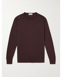 John Smedley - Hatfield Slim-Fit Sea Island Cotton Sweater - Lyst