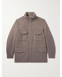 Loro Piana - Traveller Padded Rain System Cashmere Field Jacket - Lyst