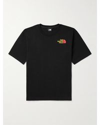 The North Face - Slim-fit Logo-print Cotton-jersey T-shirt - Lyst