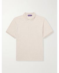 Ralph Lauren - Logo-embroidered Cotton-piqué Polo Shirt - Lyst