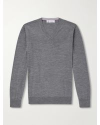 Brunello Cucinelli - Wool And Cashmere-Blend Sweater - Lyst