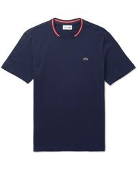 Lacoste Mens Caviar Piqué Polo T-Shirt Slim Fit NEW Cotton Shirt