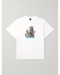 Brain Dead - Moto Hiker Printed Cotton-jersey T-shirt - Lyst