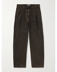 Agolde - Slater Straight-Leg Pleated Jeans - Lyst
