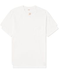 Beams Plus - Two-pack Cotton-jersey T-shirts - Lyst