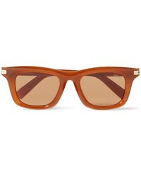 ZEGNA - Square-Frame Acetate Sunglasses - Lyst