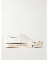 Visvim - Logan Distressed Canvas Sneakers - Lyst
