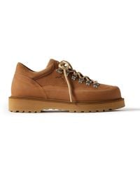 Diemme - Cornaro Gomma Rubber And Nubuck-Trimmed Full-Grain Leather Sneakers - Lyst