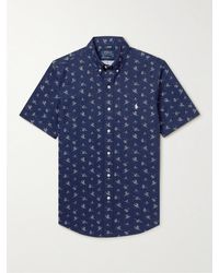 Polo Ralph Lauren - Button-down Collar Printed Cotton-oxford Shirt - Lyst