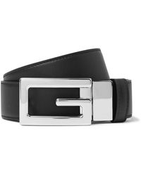 Gucci 3.5cm Reversible Full-grain Leather Belt in Black for Men - Lyst