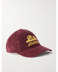 Aimé Leon Dore - Unisphere Embroidered Cotton-Blend Corduroy Baseball Cap - Lyst