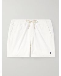 Polo Ralph Lauren - Prepster Logo-Embroidered Linen Drawstring Shorts - Lyst