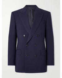 Tom Ford - Atticus Double-breasted Wool And Mohair-blend Blazer - Lyst
