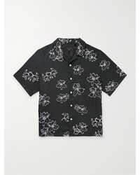 Rag & Bone - Avery Resort Camp-collar Embroidered Twill Shirt - Lyst