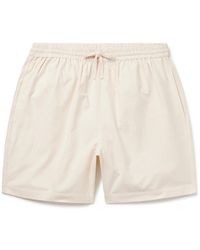 Kardo - Olbia Straight-Leg Cotton Drawstring Shorts - Lyst