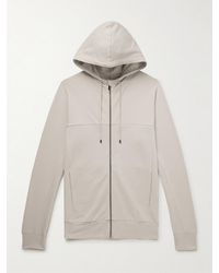 Zimmerli of Switzerland - Stretch-Modal And Cotton-Blend Jersey Zip-Up Hoodie - Lyst
