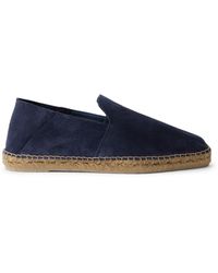 Castañer - Parker Collapsible-Heel Suede Espadrilles - Lyst