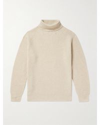 John Smedley - Auckland Recycled-Cashmere And Wool-Blend Rollneck Sweater - Lyst