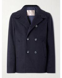 Herno - Double-Breasted Woven Coat - Lyst
