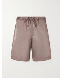 Dries Van Noten - Straight-Leg Twill Drawstring Shorts - Lyst