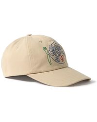 Drake's - Embroidered Cotton-twill Baseball Cap - Lyst