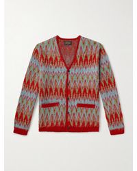 Beams Plus - Jacquard-Knit Cardigan - Lyst