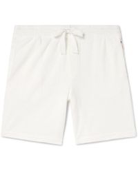 Orlebar Brown - Trevone Straight-Leg Organic Cotton-Terry Drawstring Shorts - Lyst