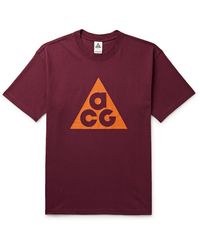 Nike - Acg Logo-print Jersey T-shirt - Lyst