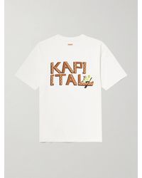 Kapital - Printed Cotton-Jersey T-Shirt - Lyst