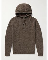 Inis Meáin - Lifeline Merino Wool And Cashmere-blend Hoodie - Lyst